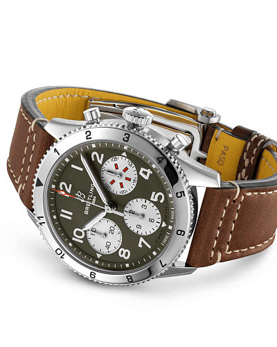 Breitling Classic Avi Chronograph 42 Curtiss Warhawk A233802A1L1X1